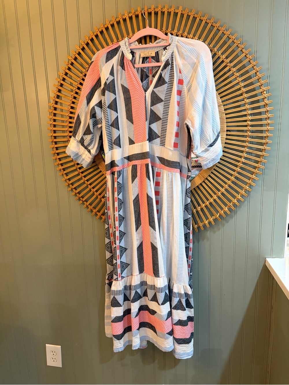 Sofia Made in Italy - gorgeous maxi dress/ one size fits like a large